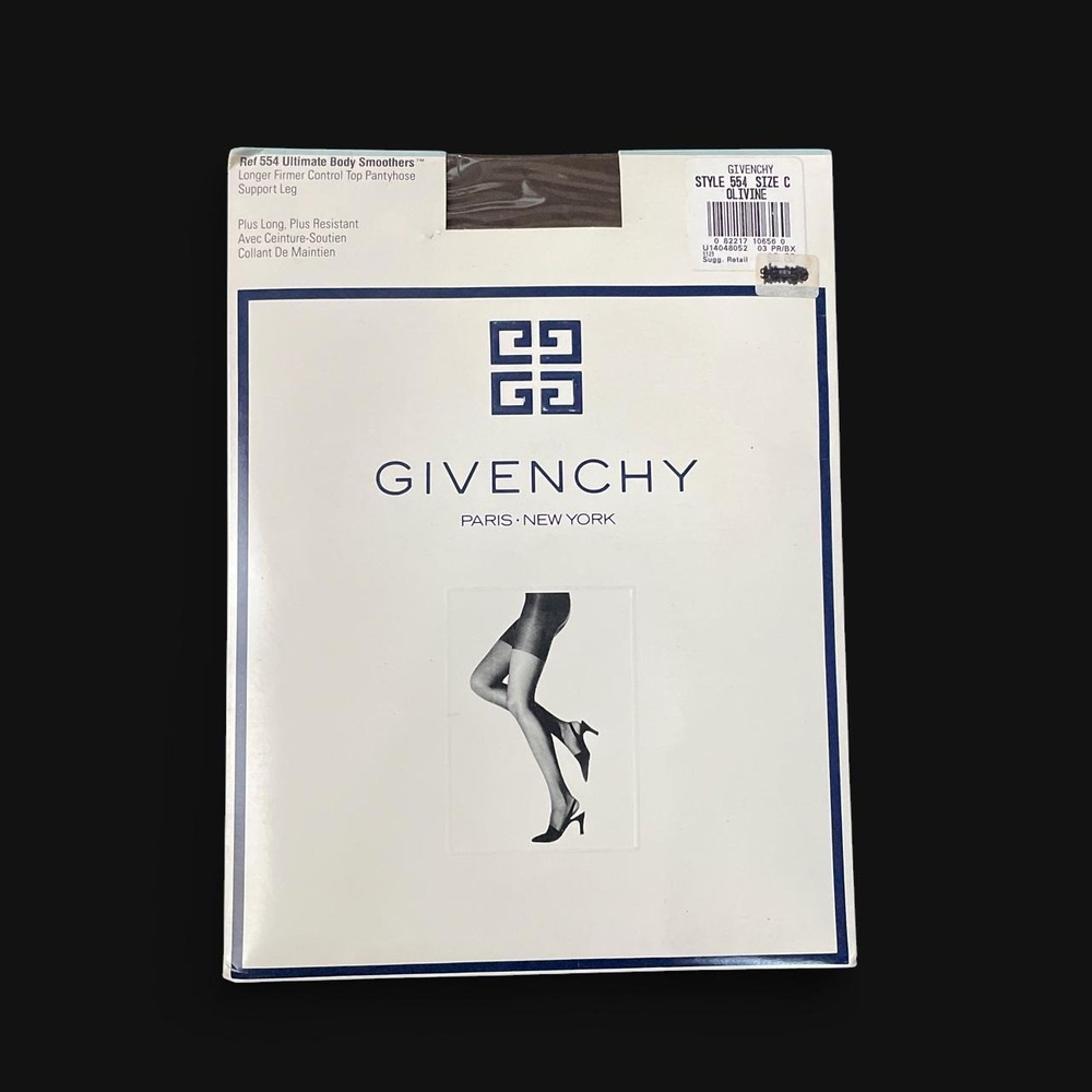 Vintage Deadstock 1993 Givenchy Style 554 Size C Olivine pantyhose